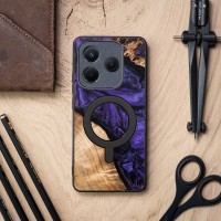 mini: Etui Bewood Unique do Xiaomi Redmi Note 14 5G - Violet z MagSafe (3)