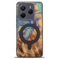 mini: Etui Bewood Unique do Xiaomi Redmi Note 14 5G - Planets - Merkury z MagSafe (1)