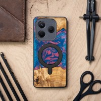 mini: Etui Bewood Unique do Xiaomi Redmi Note 14 5G - Neons - Vegas z MagSafe (3)