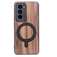 mini: Drewniane Etui Bewood do Oppo Reno 12 5G  ORZECH AMERYKAŃSKI z MagSafe (1)