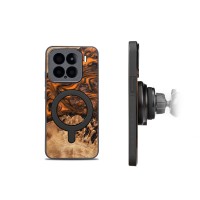 mini: Etui Bewood Unique do Xiaomi 15  - Orange z MagSafe (2)