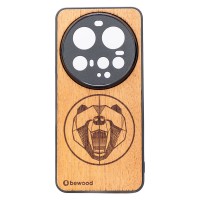 mini: Drewniane Etui Bewood do Xiaomi 15 Ultra NIEDŹWIEDŹ MERBAU (1)