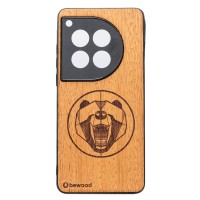 mini: Drewniane Etui Bewood do OnePlus 12 NIEDŹWIEDŹ MERBAU (1)