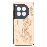 mini: Drewniane Etui Bewood do OnePlus 12 HARLEY PATENT ANIEGRE (1)