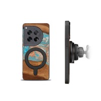 mini: Etui Bewood Unique do OnePlus 12 - Planets - Saturn z MagSafe (2)