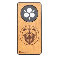mini: Drewniane Etui Bewood do Realme 14 Pro 5G NIEDŹWIEDŹ MERBAU (1)