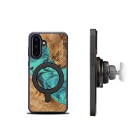 mini: Etui Bewood Unique do Samsung Galaxy A56 5G - Turquoise z MagSafe (2)