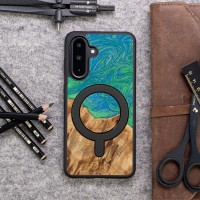 mini: Etui Bewood Unique do Samsung Galaxy A56 5G - Neons - Tokyo z MagSafe (3)