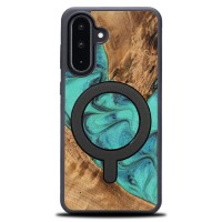 mini: Etui Bewood Unique do Samsung Galaxy A36 5G - Turquoise z MagSafe (1)