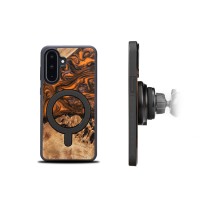 mini: Etui Bewood Unique do Samsung Galaxy A36 5G - Orange z MagSafe (2)