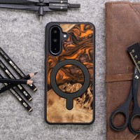 mini: Etui Bewood Unique do Samsung Galaxy A36 5G - Orange z MagSafe (3)