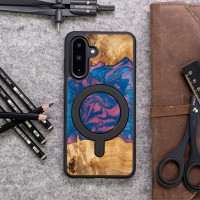 mini: Etui Bewood Unique do Samsung Galaxy A36 5G - Neons - Vegas z MagSafe (3)