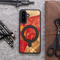 mini: Etui Bewood Unique do Samsung Galaxy A36 5G - Neons - Paris z MagSafe (3)