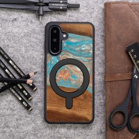 mini: Etui Bewood Unique do Samsung Galaxy A26 5G - Planets - Saturn z MagSafe (3)