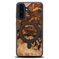 mini: Etui Bewood Unique do Samsung Galaxy A26 5G - Orange z MagSafe (1)