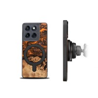 mini: Etui Bewood Unique do Motorola Edge 60 / 60 Fusion 5G - Orange z MagSafe (2)
