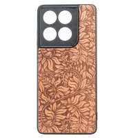 mini: Drewniane Etui Bewood do Motorola Edge 60 Pro 5G LIŚCIE JABŁOŃ (1)