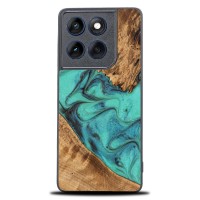 mini: Etui Bewood Unique do Motorola Edge 60 Pro 5G - Turquoise (1)
