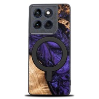 mini: Etui Bewood Unique do Motorola Edge 60 Pro 5G - Violet z MagSafe (1)