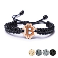 mini: Wooden Bracelet Bitcoin Aniegre Cotton (1)
