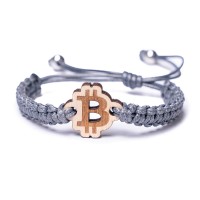 mini: Wooden Bracelet Bitcoin Aniegre Cotton (4)