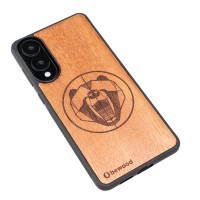 mini: Drewniane Etui Bewood do Samsung Galaxy S25 Edge NIEDŹWIEDŹ MERBAU (3)