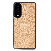 mini: Drewniane Etui Bewood do Samsung Galaxy S25 Edge KALENDARZ AZTECKI ANIEGRE (1)