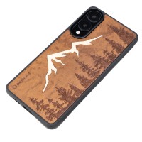 mini: Drewniane Etui Bewood do Samsung Galaxy S25 Edge GÓRY IMBUIA (3)