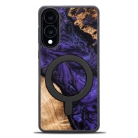 mini: Etui Bewood Unique do Samsung Galaxy S25 Edge - Violet z MagSafe (1)