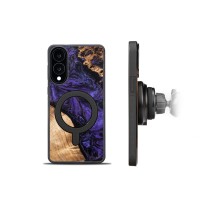 mini: Etui Bewood Unique do Samsung Galaxy S25 Edge - Violet z MagSafe (2)