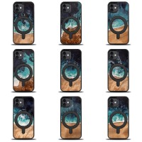 mini: Etui Bewood Unique do iPhone 12 / 12 Pro - Dream Island z MagSafe (3)