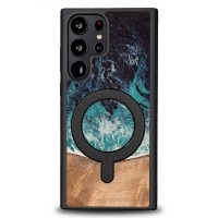 mini: Etui Bewood Unique do Samsung Galaxy S22 Ultra - Dream Island z MagSafe (1)