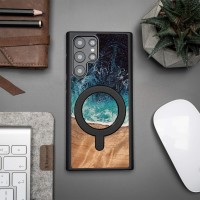 mini: Etui Bewood Unique do Samsung Galaxy S22 Ultra - Dream Island z MagSafe (5)