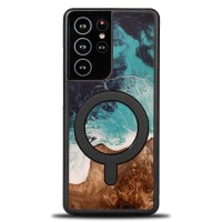 mini: Etui Bewood Unique do Samsung Galaxy S21 Ultra - Dream Island z MagSafe (2)