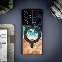 mini: Etui Bewood Unique do Samsung Galaxy S21 Ultra - Dream Island z MagSafe (5)