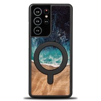 mini: Etui Bewood Unique do Samsung Galaxy S21 Ultra - Dream Island z MagSafe (8)