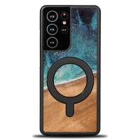 mini: Etui Bewood Unique do Samsung Galaxy S21 Ultra - Dream Island z MagSafe (10)