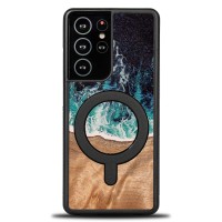 mini: Etui Bewood Unique do Samsung Galaxy S21 Ultra - Dream Island z MagSafe (11)