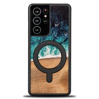 mini: Etui Bewood Unique do Samsung Galaxy S21 Ultra - Dream Island z MagSafe (12)
