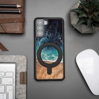 mini: Etui Bewood Unique do Samsung Galaxy S21 Plus - Dream Island z MagSafe (5)
