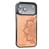 mini: Drewniane Etui Bewood do iPhone 17 Pro Max MANDALA JABŁOŃ (2)