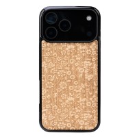 mini: Drewniane Etui Bewood do iPhone 17 Pro Max KWIATY POLNE ANIEGRE (1)