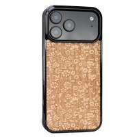 mini: Drewniane Etui Bewood do iPhone 17 Pro Max KWIATY POLNE ANIEGRE (2)