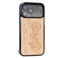mini: Drewniane Etui Bewood do iPhone 17 Pro Max HARLEY PATENT ANIEGRE (2)