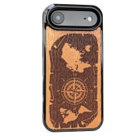 mini: Drewniane Etui Bewood do iPhone Air RÓŻA WIATRÓW MERBAU (2)