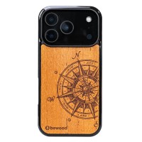 mini: Drewniane Etui Bewood do iPhone 17 Pro TRAVELER MERBAU (1)