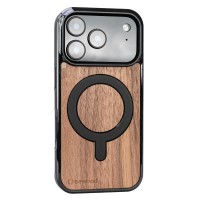 mini: Drewniane Etui Bewood do iPhone 17 Pro ORZECH AMERYKAŃSKI z MagSafe (2)