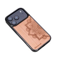 mini: Drewniane Etui Bewood do iPhone 17 Pro MANDALA JABŁOŃ (3)