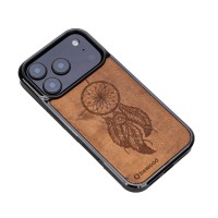 mini: Drewniane Etui Bewood do iPhone 17 Pro ŁAPACZ SNÓW IMBUIA (3)