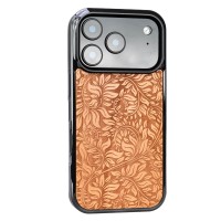 mini: Drewniane Etui Bewood do iPhone 17 Pro LIŚCIE JABŁOŃ (2)